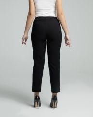 Poly Cropped Scuba Siyah