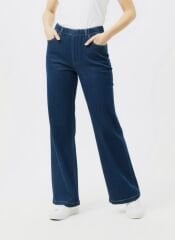 Wide Leg Denim Mavi