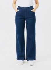Wide Leg Denim Mavi
