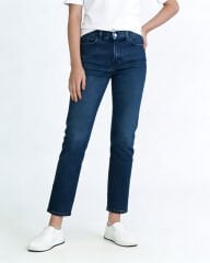 Phia Cropped Jean Kemerli Mavi