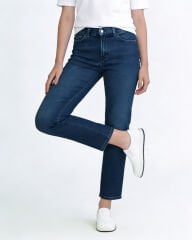 Phia Cropped Jean Kemerli Mavi