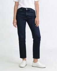Phia Cropped Jean Kemerli Lacivert