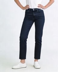 Phia Cropped Jean Kemerli Lacivert