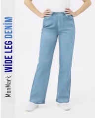 Wide Leg Denim Açık Mavi