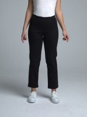 Mony Cropped Pamuklu Siyah