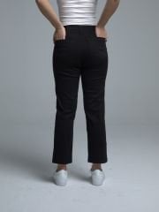 Mony Cropped Pamuklu Siyah