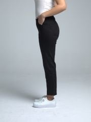 Mony Cropped Pamuklu Siyah