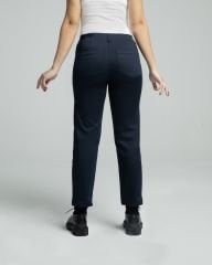 Mony Cropped Pamuklu Lacivert