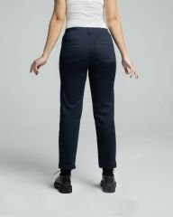 Mony Cropped Pamuklu Lacivert