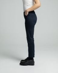 Mony Cropped Pamuklu Lacivert