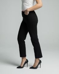 Mony Cropped Viskon Siyah