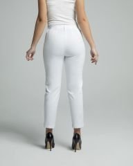 Phia Cropped Viskon Beyaz